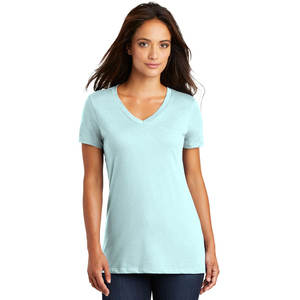 Camiseta Básica Premium con Cuello en V para Mujer, Transpirable, Extra Suave y Ligera - Product Image 4