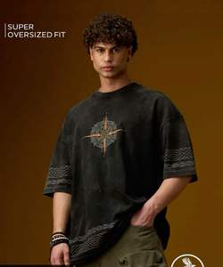 Camiseta de Gran Tamaño de Alta Calidad 100% Algodón de Punto para Hombre, 220 Gramos, Peso Pesado, Talla Personalizada, Secado Rápido, Anti-Pilling - Product Image 2