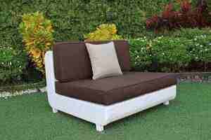 Conjunto de Sofá de Ratán para Exteriores en Forma de U con Cojines Cómodos - Product Image 2