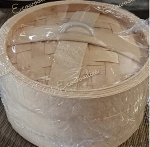 Panier à vapeur en bambou tissé à la main de haute qualité pour boulettes et Dim Sum pour une utilisation en cuisine - Product Image 4