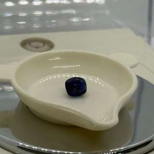 Coussin coupe naturel bleu saphir couleur foncée facettes pierres précieuses en vrac traité thermiquement haute qualité meilleur prix en gros par pièce - Product Image 3