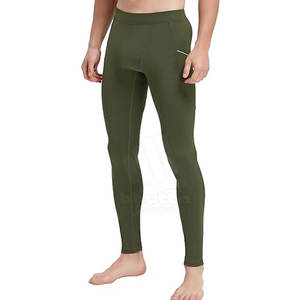 Wholesale Men Fitness <b>Leggings</b> Spandex/<b>Polyester</b> Full Length Elastic Waistband Customizable Sport Running Yoga Plus Size - Product Image 2