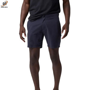 2024กางเกงขาสั้นกันเหงื่อสำหรับผู้ชายดีไซน์แบบกำหนดเองสไตล์ลำลองสีพื้นมีกระเป๋าขายส่งในปากีสถาน - Product Image 4