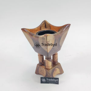 Quemador de Incienso de Resina y Madera Artesanal, Hermoso Difusor de Fragancias para Hogares y Boutiques Tradebyd - Product Image 3