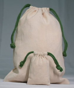 Bolsa de Almacenamiento de Ropa Elegante de Algodón Suave con Cordón, Impresión de Logotipo Personalizado, Ecológica, Lavable y Reutilizable para Promocionales - Product Image 5