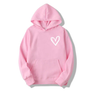 เสื้อลำลองฮิปฮอปเสื้อสเวตเชิ้ตมีฮู้ดคอปกขนแกะฤดูหนาวสีแดงสีดำสีเทาสีชมพูแฟชั่นชายและหญิง - Product Image 1