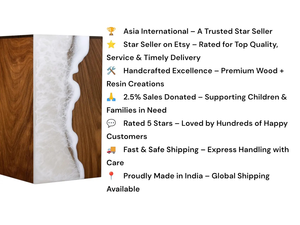 Resin Wave Cremation Urn Hardwood Ashes <b>Keepsake</b> <b>Box</b> Memorial <b>Keepsake</b> Cremation urns For Human Ashes - Product Image 3