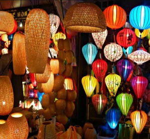 Linterna de seda de bambú hecha a mano, linterna colgante tradicional vietnamita para el hogar, cafetería, jardín y decoración de eventos - Product Image 6