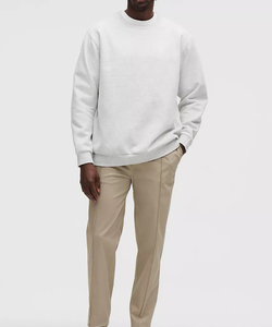 Sweat-shirt pour homme à col rond, coupe décontractée, respirant, avec poignets élastiques, qualité supérieure, léger, confortable - Product Image 3