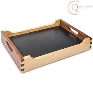 Bandeja de Servir de Madera con Acabado Liso y Asas Cómodas - Product Image 4