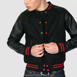 Chaqueta Varsity para Hombre, Impermeable, Cortavientos, Reversible, de Cordura, Abrigo de Invierno con Estampado para Adultos - Product Image 3