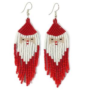 <b>Handmade</b> <b>Earrings</b> for Women and Girls Classic Look Multi Colour Best Fashion Jewellery Seed Bead Embroidered <b>Earrings</b> From India - Product Image 1