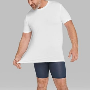 Ropa Interior Negra de secado rápido con cuello redondo para hombre, Camiseta deportiva de algodón, estilo informal, ropa interior para hombre exportada de alta calidad - Product Image 1