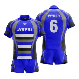Nouveaux ensembles de vêtements de rugby pour hommes, tenue de football, séchage rapide, 100 % polyester, meilleur design, impression personnalisée - Product Image 1