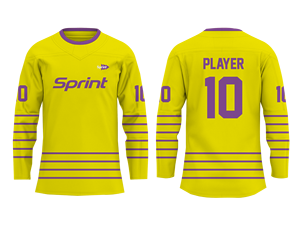 Pratique maillots de Hockey pour adultes OEM personnalisé Spandex Logo Time Sportswear tissu vêtements de travail pièces couleur 100% Polyester séchage rapide - Product Image 4