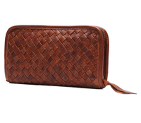 Produk Bermerek Terbaik Dompet Kulit Vintage Baru Warna Hasil Gosok Tangan Dompet Tipis Pria dan Wanita Langsung Dari Pemasok India
