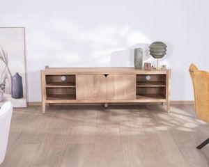 ม้านั่งทีวีขนาดใหญ่ในสไตล์ญี่ปุ่นไม้มะม่วง orobie 185 cm - Product Image 5