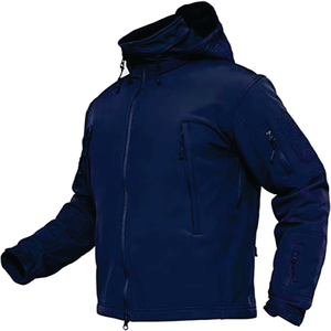 Chaqueta de concha blanda para montañismo al aire libre, chaqueta táctica impermeable y a prueba de viento para hombre, chaqueta de entrenamiento para hombre - Product Image 4