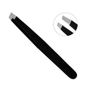 แหนบถอนคิ้วสเตนเลสเกรดมืออาชีพกำจัดขนได้อย่างง่ายดายพร้อมปลายเอียงบางเฉียบเพื่อการจับที่แม่นยำ - Product Image 4