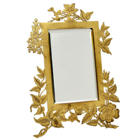 Miroir de maquillage en bois, nouveau miroir en métal pour salle de maquillage, nouveau miroir de maquillage en gros, cadre de table