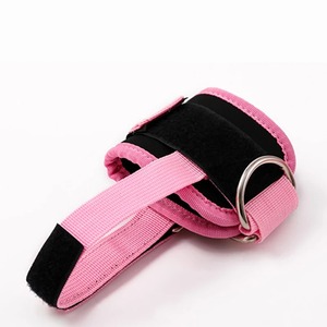 Correas de Tobillo Ajustables y Transpirables de Nailon con Anillos en D Dobles, Soporte Acolchado para Máquinas de Cable, Equipo de Protección para Ejercicios de Glúteos y Piernas en el Gimnasio - Product Image 3