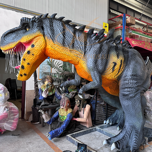 Modèle de <span class=keywords><strong>dinosaure</strong></span> mécanique animatronique d'intérieur électrique pour parc d'attractions centre commercial aéroport public parc d'aventure métal - Product Image 4