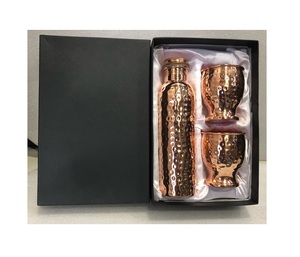 ขวดทำจากทองแดงทำมือคุณภาพระดับพรีเมี่ยมสำหรับใช้เล่นโยคะ - Product Image 2