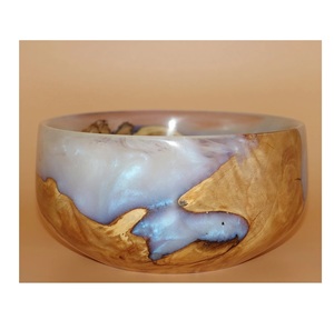 Attractive Beautiful Resin Wooden Bowl Collection Of Natural Wooden <b>Tools</b> For Kitchen High Quality Products In Whole Sale Price - Product Image 5