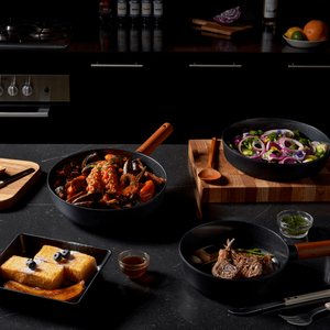 Juego de utensilios de cocina TrueCook Black Collection Premium con revestimiento cerámico IH Induction - Product Image 2