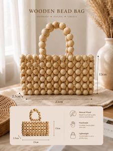 กระเป๋าถือแบบสบายๆ ประดับลูกปัดแก้วหลากสี รูปทรงตามสั่ง งานฝีมืออินเดีย ทำด้วยมือ งานฝีมือ MS ทำมือจากอุตรพัฎฐ์เบจีสถาน - Product Image 2