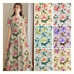 Muestra gratis Super suave colorido último diseño 100% rayón impresión Digital Tela vestido Hawaiano personalizado impreso rayón viscosa tela - Product Image 3