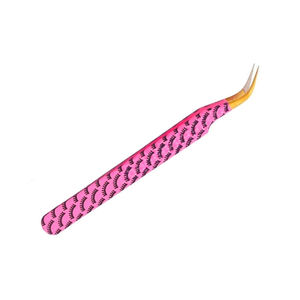 Pinzas de pestañas de acero inoxidable reutilizables de alta cantidad Servicio OEM ODM Pinzas de extensión de pestañas disponibles - Product Image 3