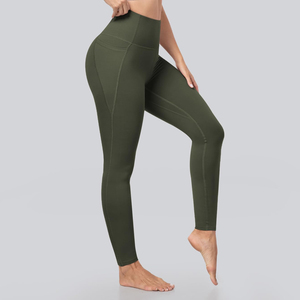 Team <b>Builder</b> Custom Women's High Waist Yoga Leggings Side Phone Pockets Compression Gym Fitness Running Workout - Product Image 5