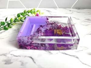 Porte-savon en résine époxy, forme personnalisée, couleur personnalisée, vente chaude, porte-savon en résine de haute qualité - Product Image 1