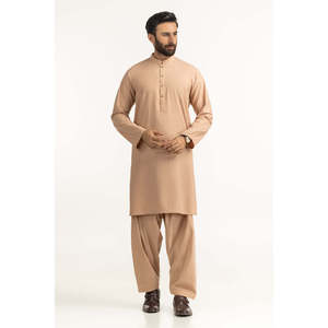 ชุดสูทลำลองผู้ชายทรงปกติ รุ่น SK-S24-141A ผ้า Worsted แขนยาว สไตล์ตะวันออก ใส่ได้ทุกฤดู สวมใส่สบายและมีสไตล์ - Product Image 2