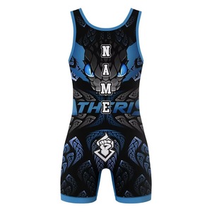 ชุดมวยปล้ำคุณภาพสูงแบบกำหนดเอง ออกแบบชุดมวยปล้ำแบบซับลิเมชั่นของคุณเอง - Product Image 5