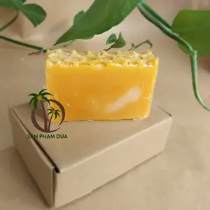 Natural Coconut Soap Scent Custom Logo Soap Handmade/ Coconut Oil Soaps Bar 100g Essential/ Coconut Holder Soap