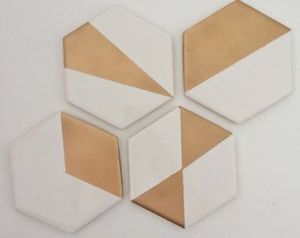 KIDS for UNIQUE DESIUGNES STYLISH HOLDER <b>Wood</b> Coasters Home Office or HOTEL House Warming Stylish Cups and Drinks Holder - Product Image 6