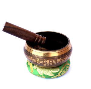 Cuenco del Himalaya tibetano hecho a mano antiguo de Metal de la mejor calidad, cuenco tibetano para cantar para yoga y meditación. - Product Image 6