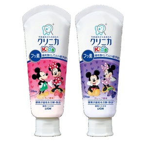 LION Clinica Kids Pasta de dientes Uva 60g Original Álamo Japón Marca oral Producto dental Higiene diaria Cuidado bucal Función de limpieza - Product Image 2