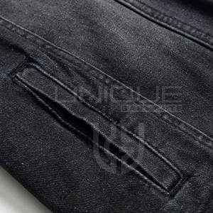 Venta caliente de calidad superior Jeans chaqueta cálida invierno cómodo hombres Jeans chaqueta chaquetas de invierno para la venta en línea - Product Image 6