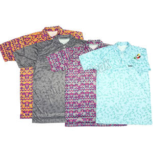 Sublimación personalizada hombres Polo camisa de secado rápido transpirable tela ropa deportiva logotipo personalizado OEM fábrica a granel al por mayor - Product Image 1