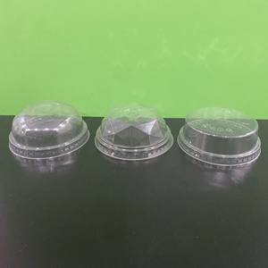 Tapas de Plástico PET Modernas de 90/93/95/98 mm, Transparentes, Desechables, Tipo Domo y Plano, para Envasado de Bebidas, Precio Bajo, Fábrica 2026 - Product Image 1