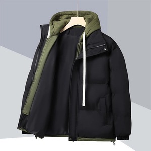 2025 chaqueta acolchada con cuello levantado para hombre diseño personalizado alta calidad precio barato con servicio OEM chaqueta de burbujas de invierno al por mayor - Product Image 6