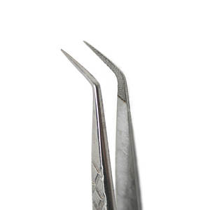 Pinzas de Acero Inoxidable Antiestáticas Profesionales Personalizadas para Extensión de Pestañas, Herramientas de Larga Duración con Nuevo Diseño - Product Image 6