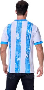 Camiseta de Fútbol de la Selección Argentina, Diseño de Rayas Blancas y Azules, Poliéster Bordado, Camiseta Deportiva Resistente, Buffalo Bills - Product Image 5