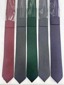 Corbata elegante ajustada en diseño regular hecha de mezcla de poliéster Poliemit - Product Image 6