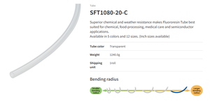 Tuyau d'évacuation d'eau flexible PISCO P29-03, tube en plastique transparent de qualité alimentaire - Product Image 2