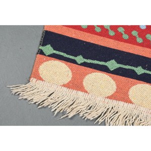 พรมตุรกีวินเทจ ขนาด 1.9x2.8 ฟุต สีเบจ ลายอิคัต - Product Image 3