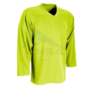 Jersey de Hockey Profesional para Hombre, Transpirable, de Poliéster, Malla Birdseye, Cuello en V, Diseño de Yugo Redondo, Mangas Anchas de Hockey - Product Image 3